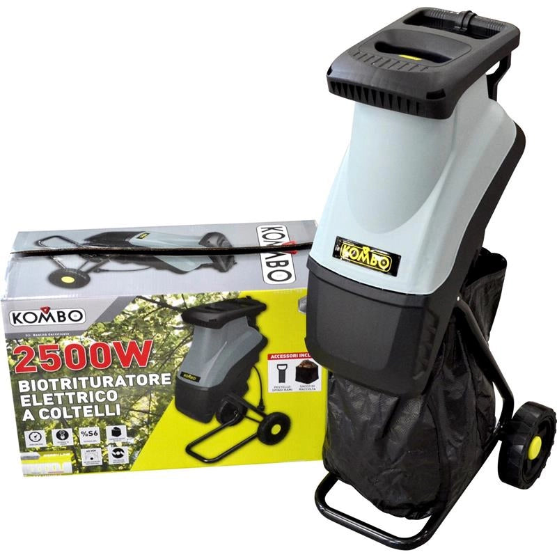 BIOTRITURATORE ELETTRICO A COLTELLI 2500W