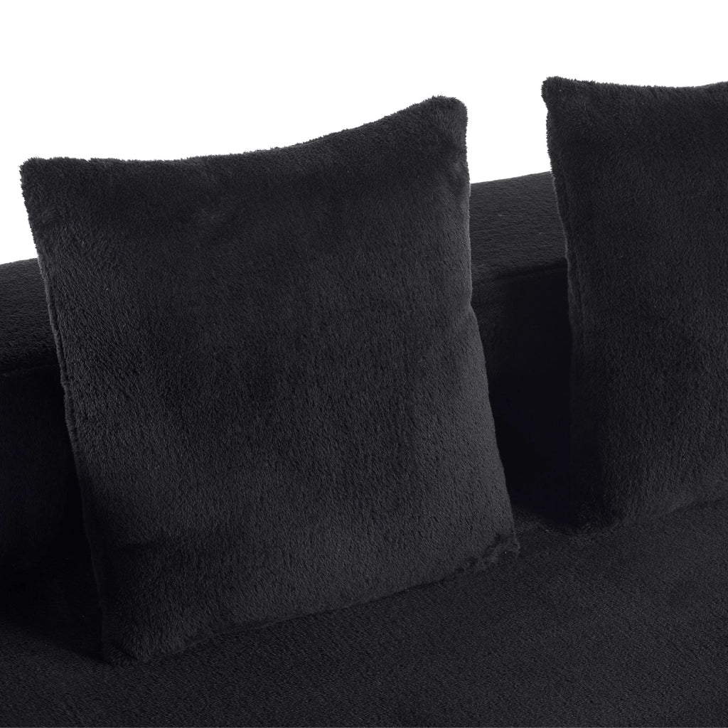 Divano Letto Trasformabile ¨C MINIMAL ¨C Nero