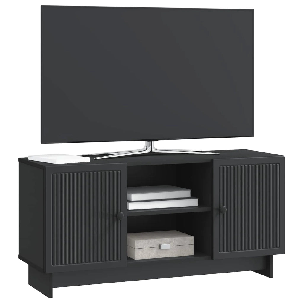 Mobile TV | Armadietto TV | Mobile Porta TV 102 x 34,5 x 50 cm Nero Legno ingegnerizzato