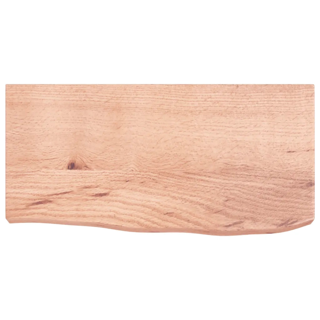 Piano Bagno Marrone 60x30x(2-6) cm Legno Massello Trattato CFW1656494