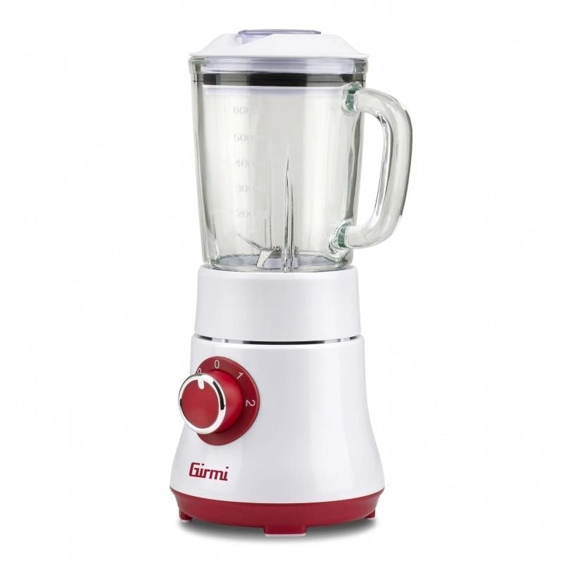 Girmi FR23 Frullatore da Tavolo 600 ml 300 W 4 Lame Acciaio Inox 2 Velocita' Funzione Pulse colore Bianco