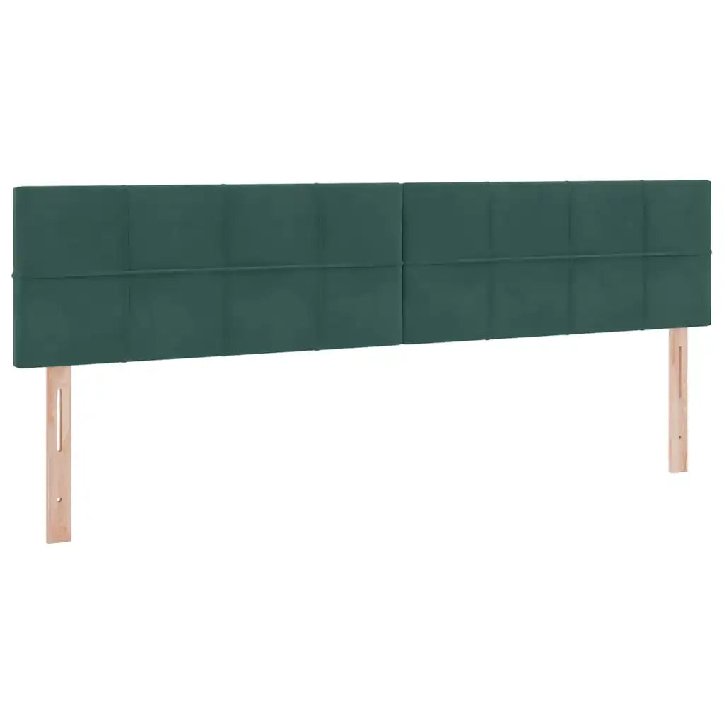 Letto con Contenitore Verde Scuro 200 x 200 cm Velluto 3370782