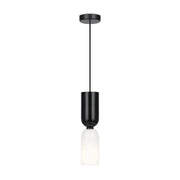 Maytoni Lampadario Sospensione Moderna Memory 1 Luce E14 Nero Metallo Vetro