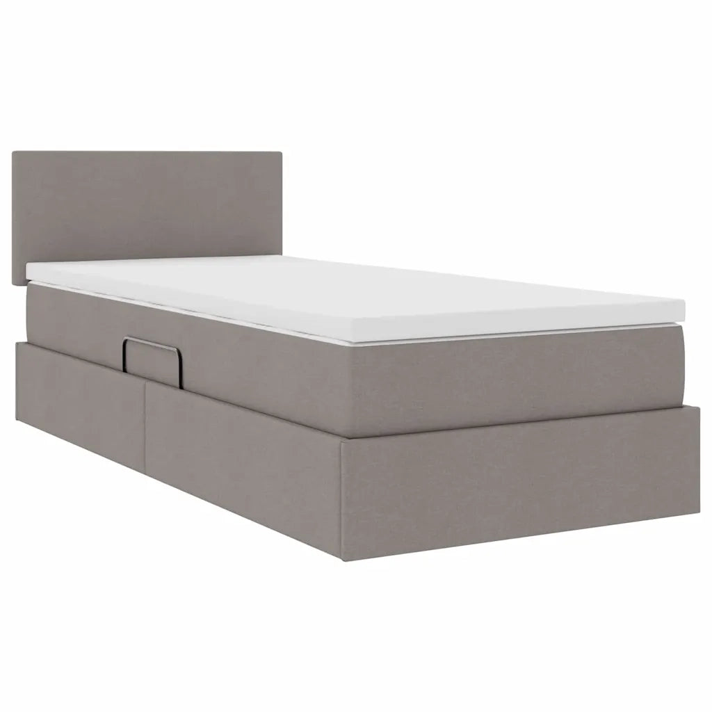 Letto con contenitore e LED con led Talpa 100 x 200 cm Tessuto
