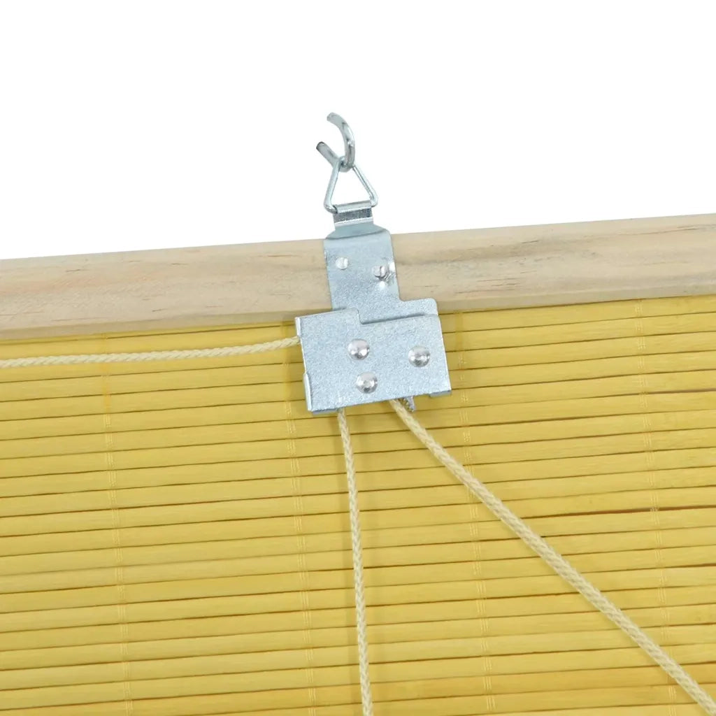 Tenda a rullo con tende Giallo 60 x 160 cm Bambù 42006862