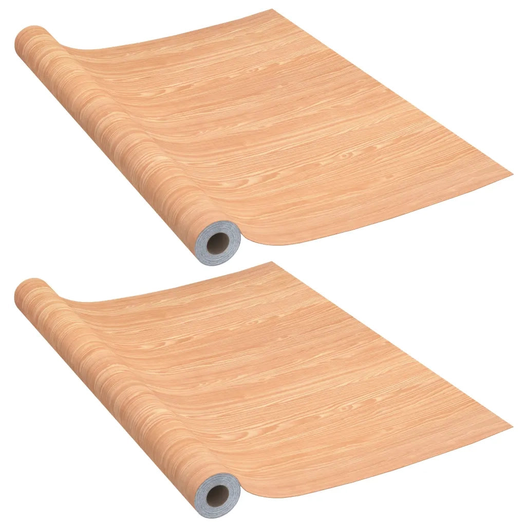 Pellicole Autoadesive per Porte 2 pz Ahorn 210x90cm PVC 326138