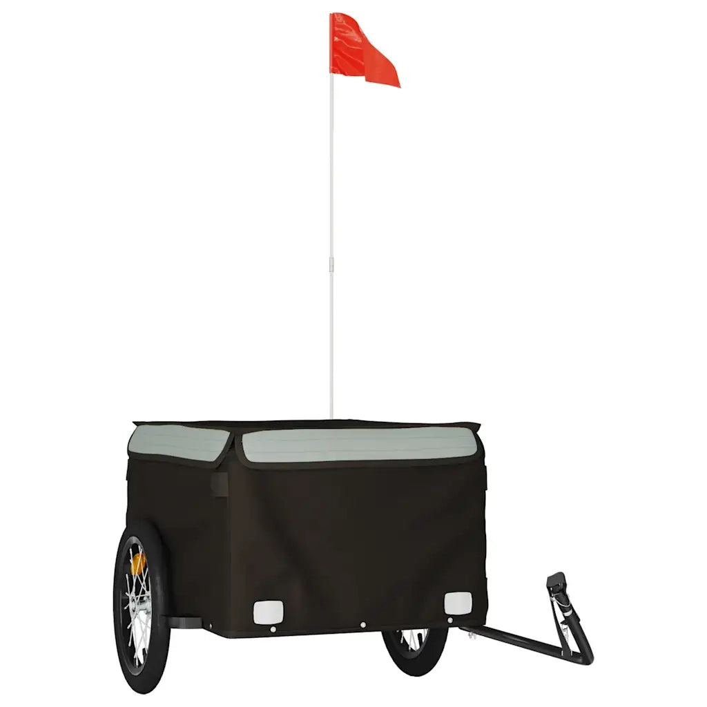 Rimorchio da Bici Nero e Grigio 45 kg in Ferro CFW4130756