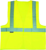 Vest di sicurezza con 3 strisce riflettenti.