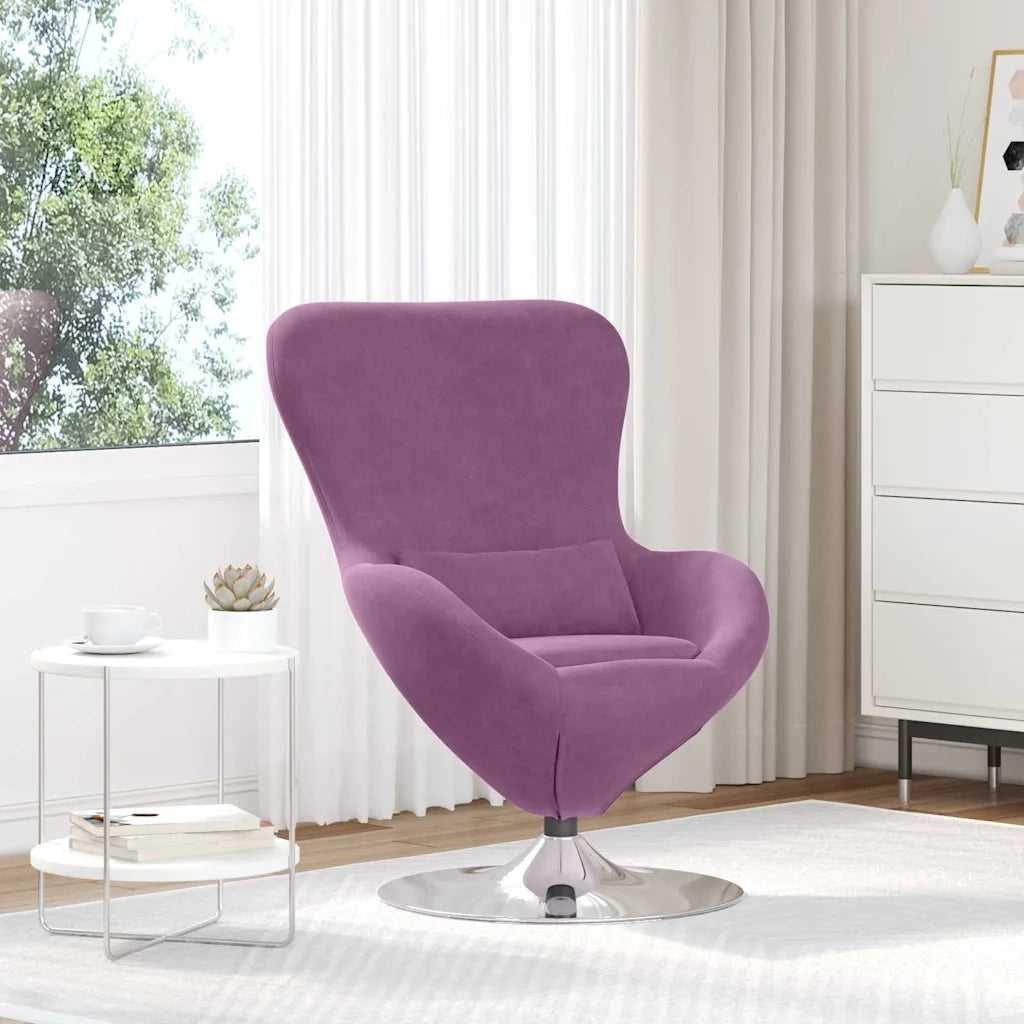 Poltrona uovo Viola Velluto 42002735