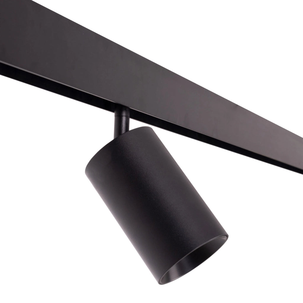 Faretto magnetico su binario LED 18W 3000K nero Maxlight