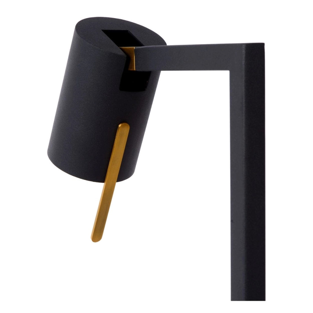Lampada da terra Lucide Lesley nera GU10 35W 128cm