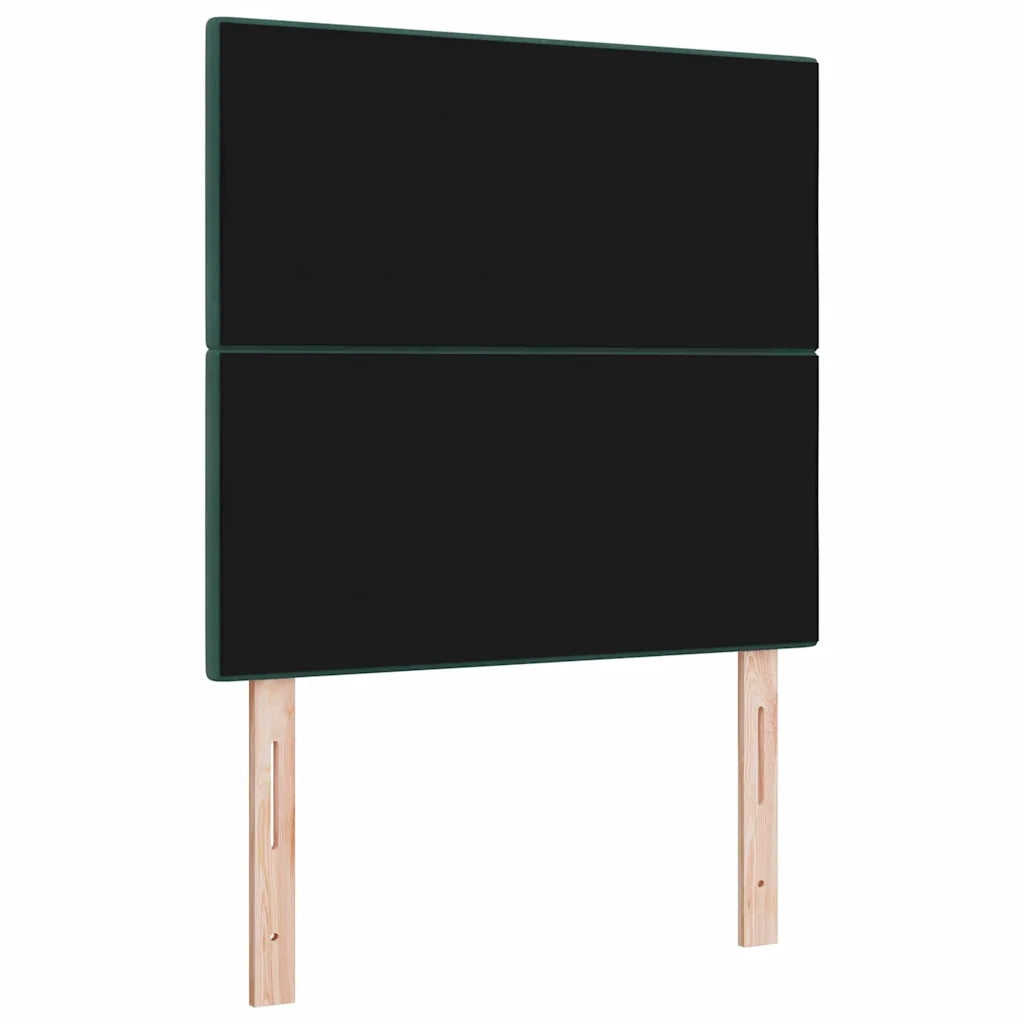 Testiera | Testata LED con strisce LED Verde 100 cm Velluto