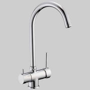 MONOCOMANDO LAVELLO BOCCA ALTA 3 VIE ACQUA POTABILE  Cromo     PORTA & BINI