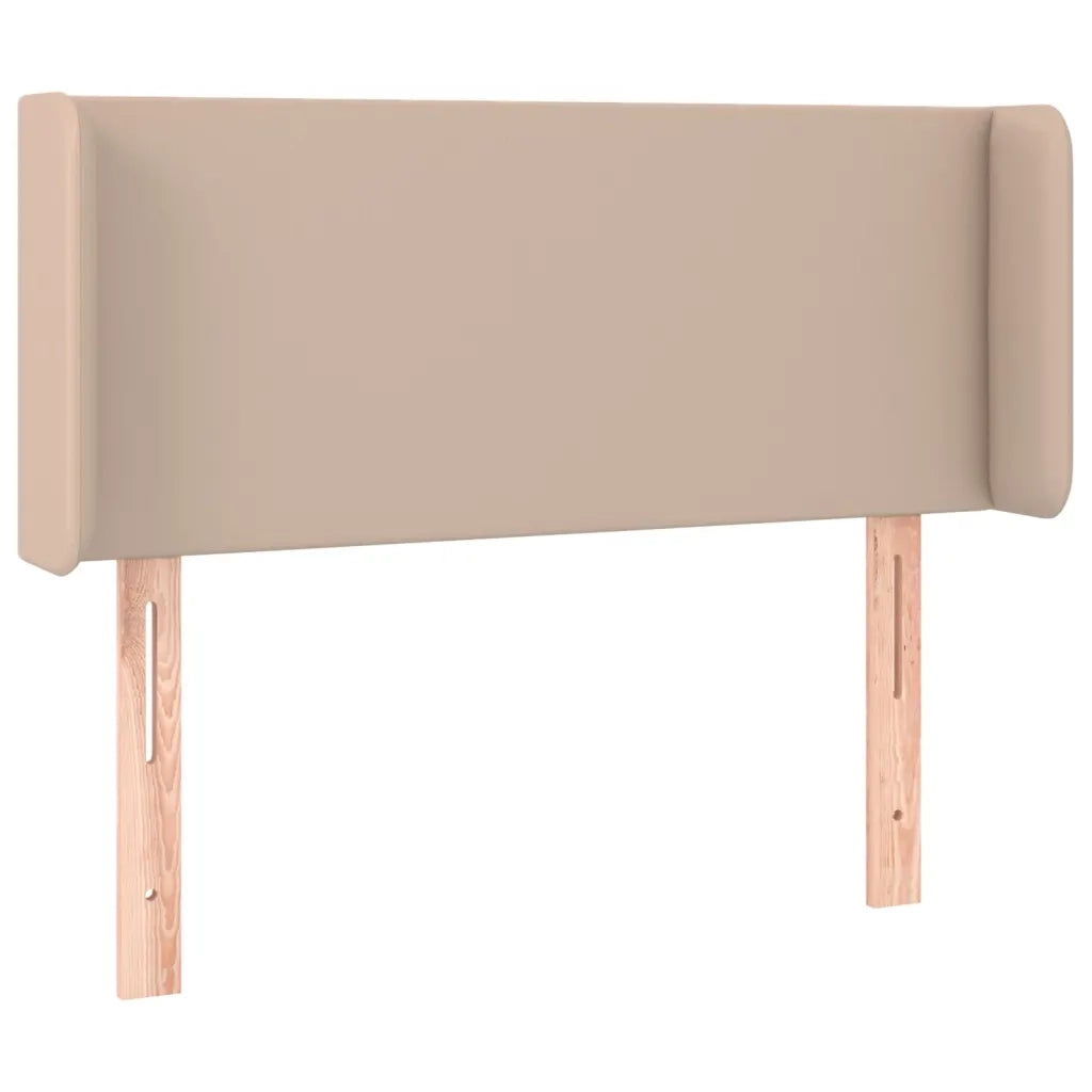 Testiera ad Orecchio-Testata con Orecchie Cappuccino 103x16x78/88 cm in Similpelle 890957