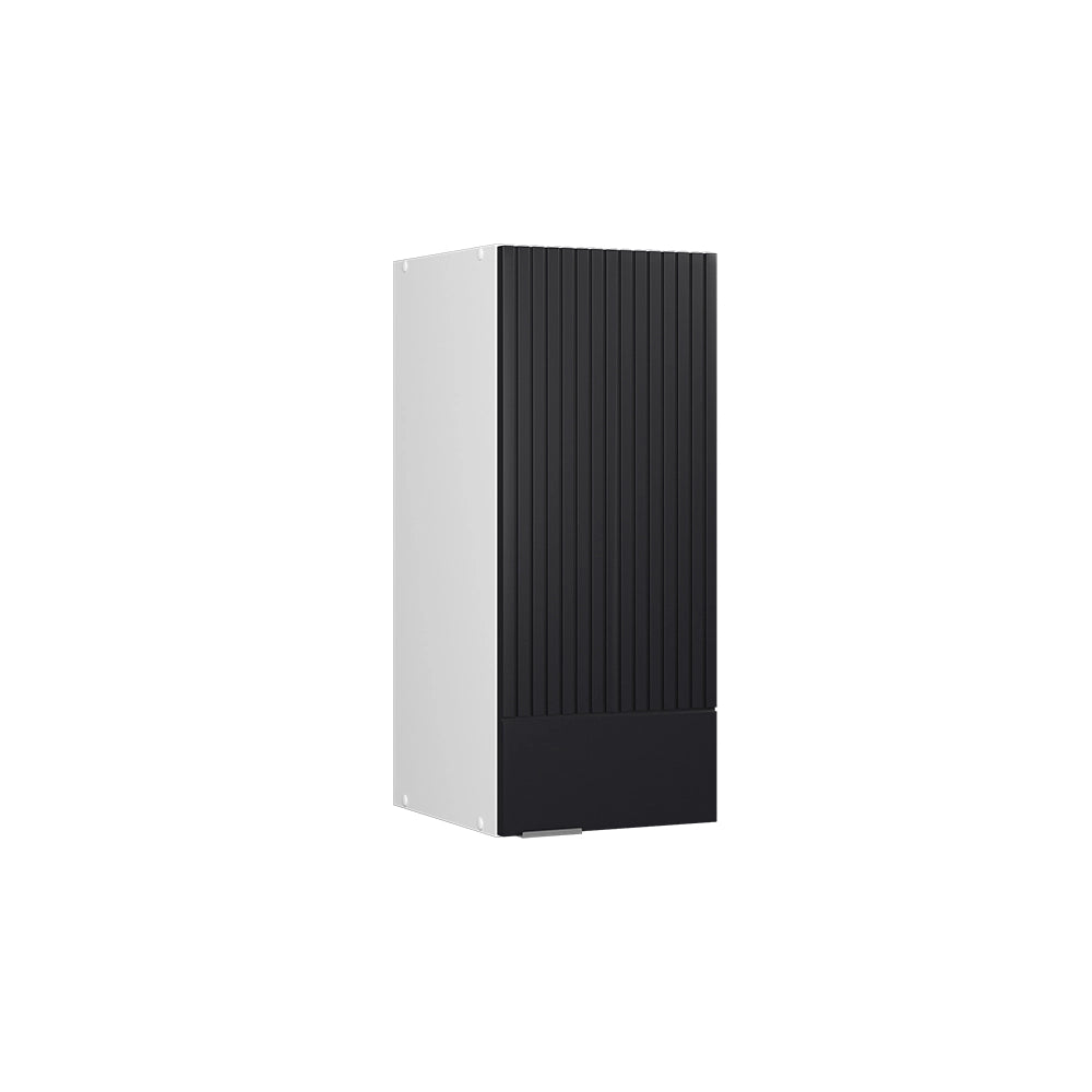 Pensile da cucina Fame-Line Nero rigato/Bianco 30 cm Vicco