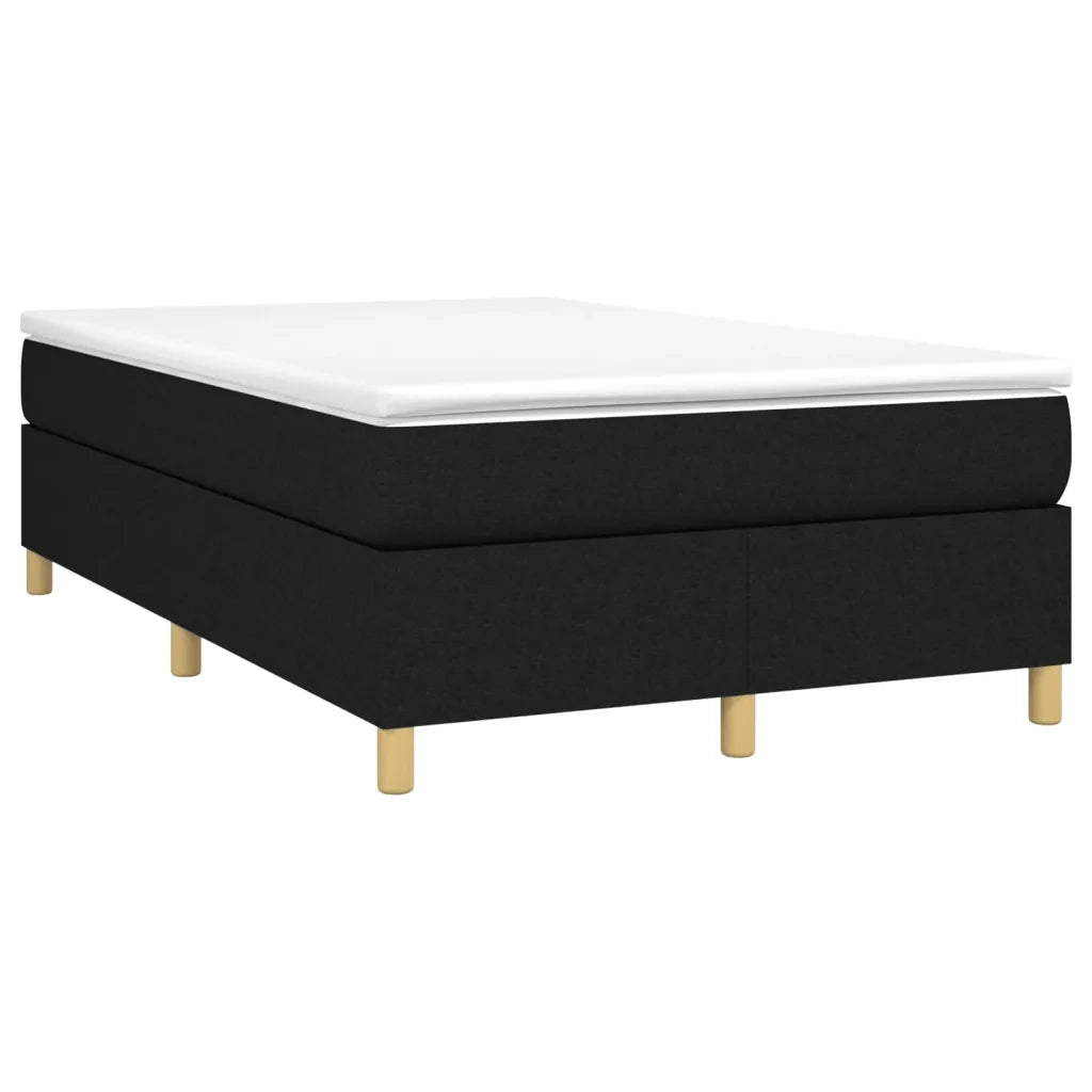 Struttura Letto a Rete a Molle Nero 120x200 cm Tessuto 3120947