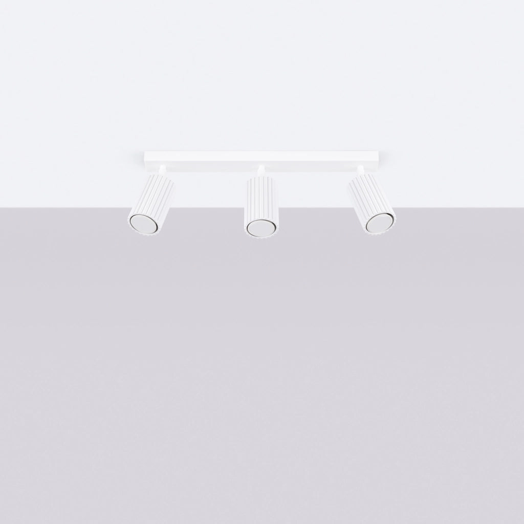 Lampada da soffitto KARBON 3L bianco