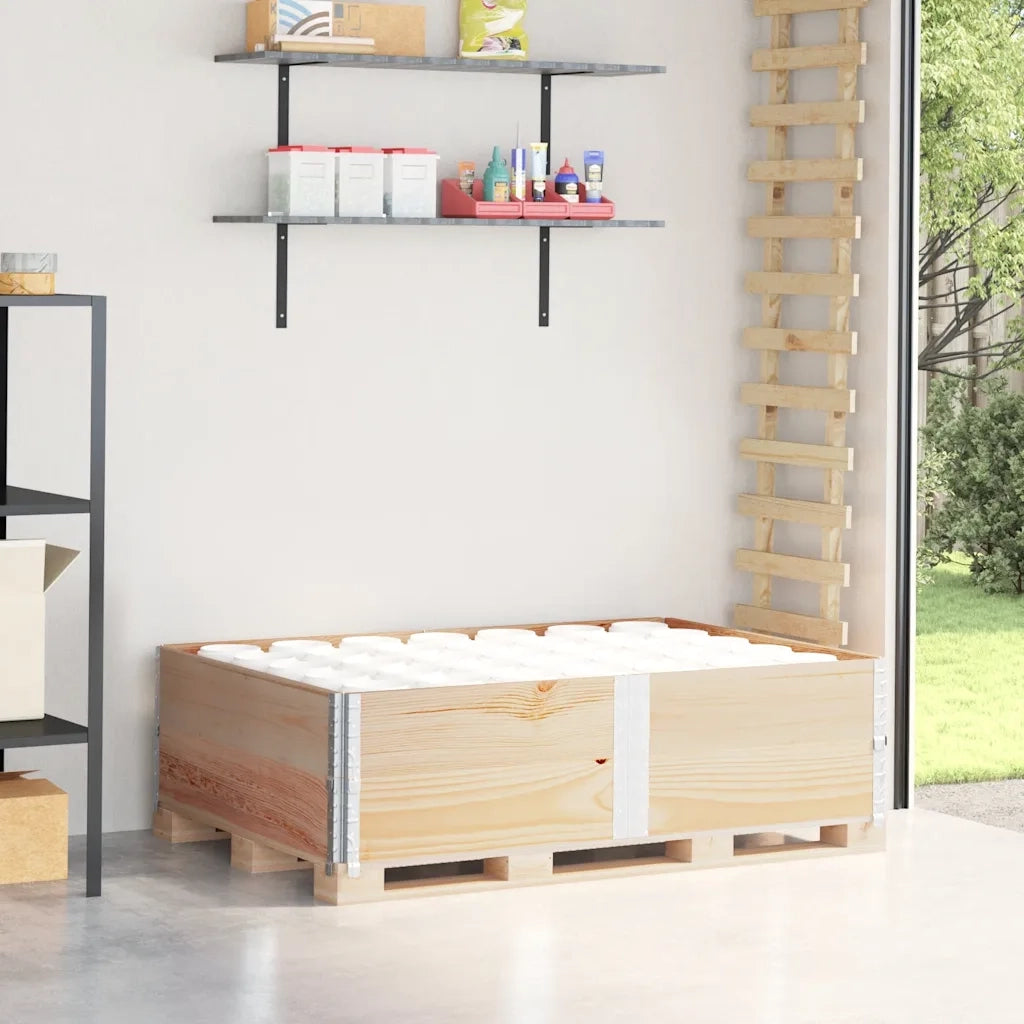 Paretali per Pallet 2 pz 150x100 cm in Legno Massello di Pino CFW8232918
