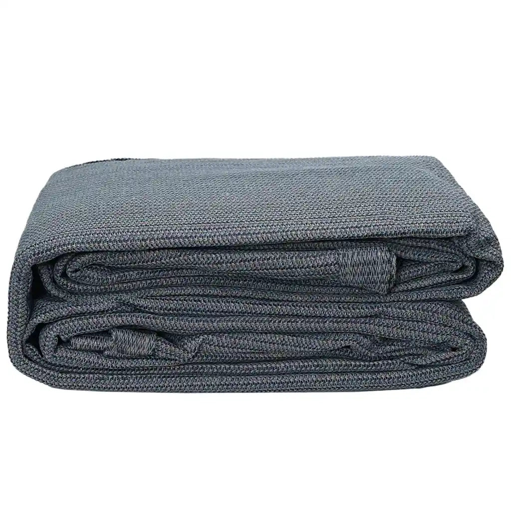 Tappeto da Tenda Blu e Grigio 200 x 200 cm Polietilene 42000165