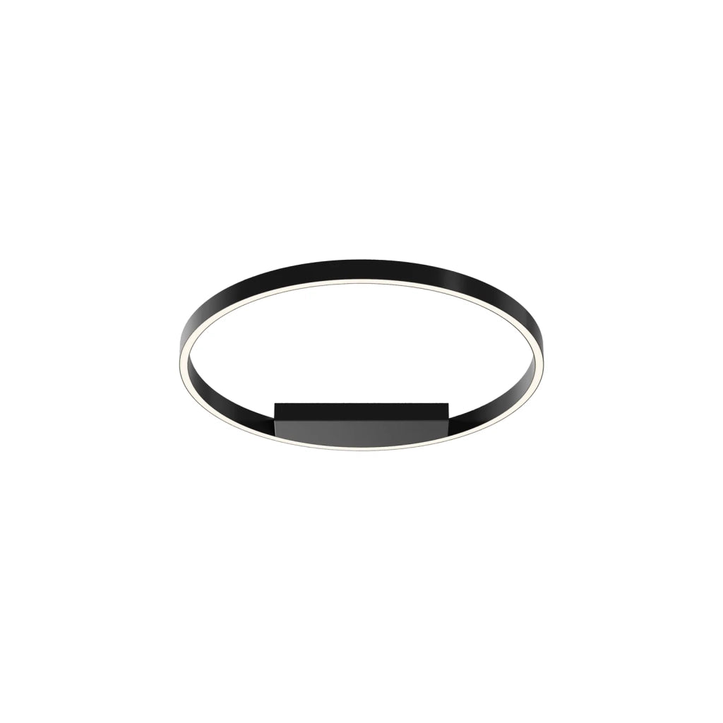 Maytoni lampada da soffitto Rim 1 luce LED integrato nero metallo