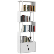 Libreria 5 Livelli S ¨C zephmum ¨C Bianco 60x24x179