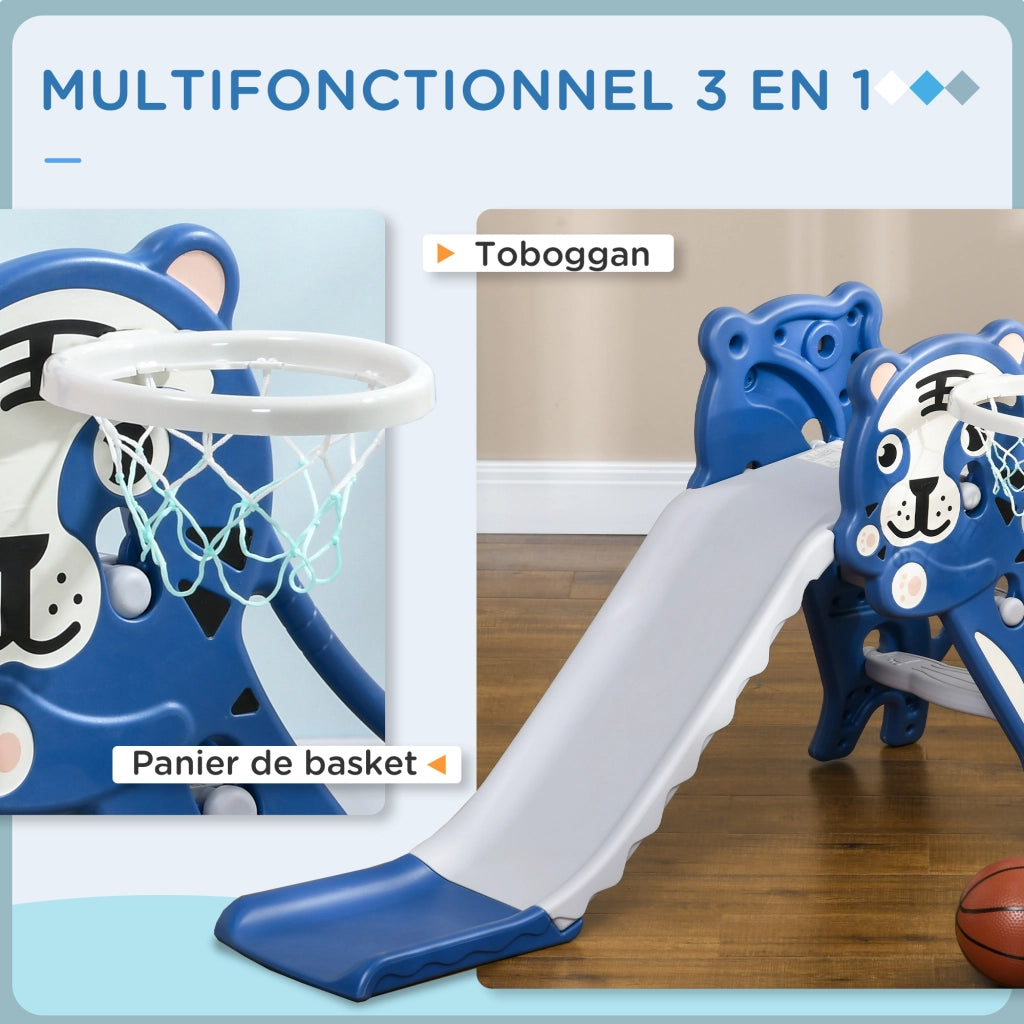 Toboga Bambini con Canestro ¨C zephmum ¨C Blu 18-36 Mesi