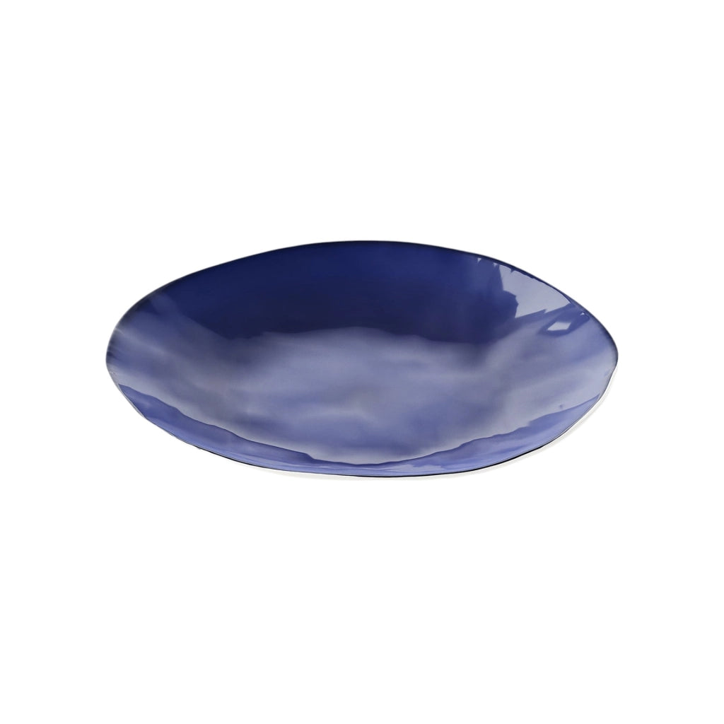 Piatto piano Riviera Ø27,5 cm colore blu
