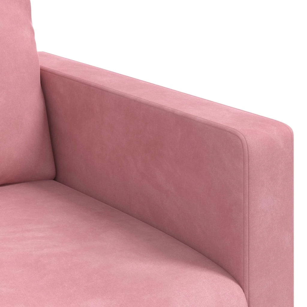 Set di divani 2 pcs Rosa 158 x 78 x 80 cm Velluto 3407555