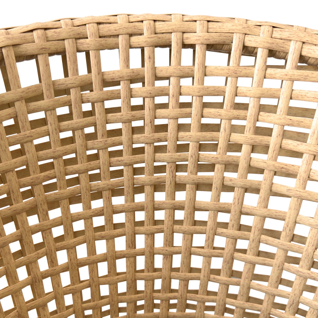 Set di 2 poltrone in rattan sintetico con cuscini RINA