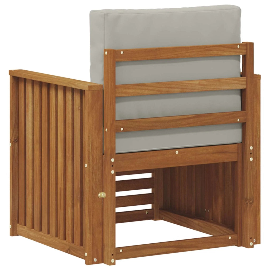 Set di divani da esterno Legno di Acacia Massello e Poliestere 3436351