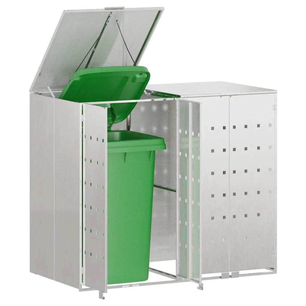 Contenitore per Rifiuti per 3 Bidoni 340 x 77.5 x 115.5 cm 3394788