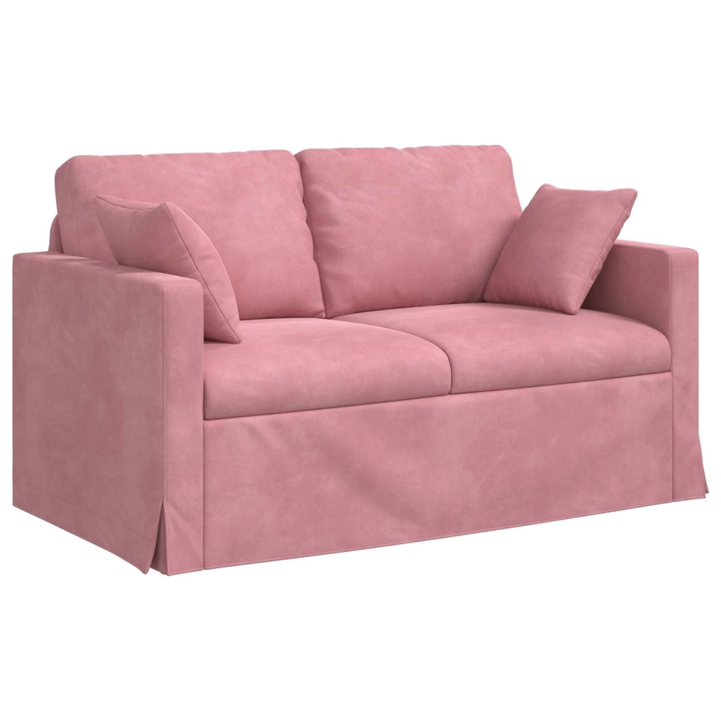 Set di divani 2 pcs Rosa 138 x 78 x 80 cm Velluto