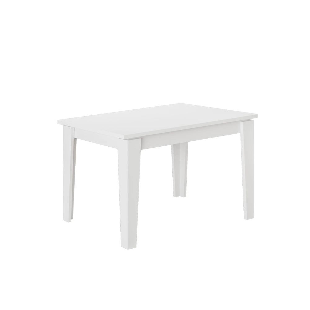 Tavolo allungabile bianco 120x80 cm