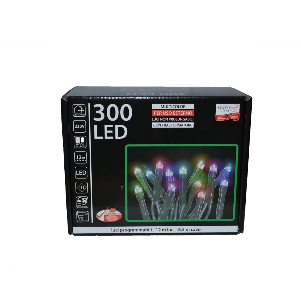 LUCI LED MULTICOL. 300LED X EST.