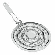 Piastra Di Cottura Frangi Fiamma Stagnata Con Manico Diametro 21 Cm - Metaltex