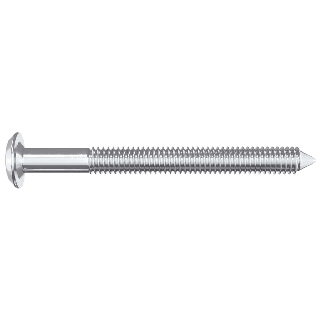 Viti per mobili 2 pcs Argento M6 x 60 mm Acciaio 864394