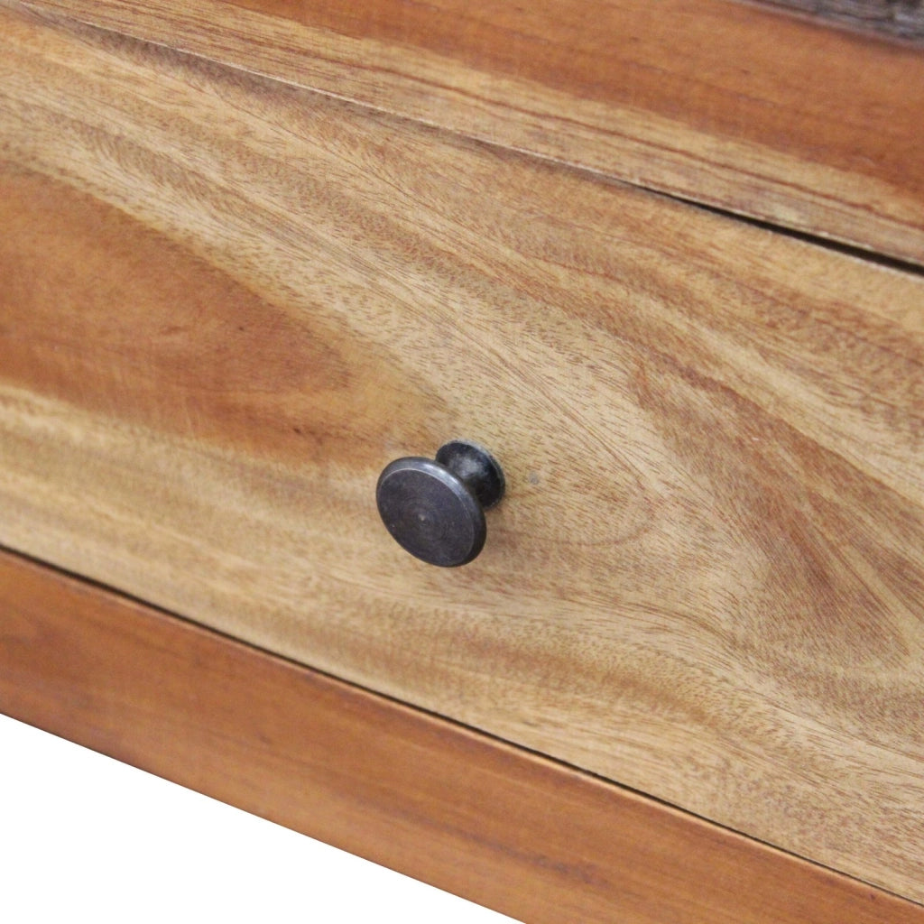 Mobile porta TV in legno rustico - DAMOCLES