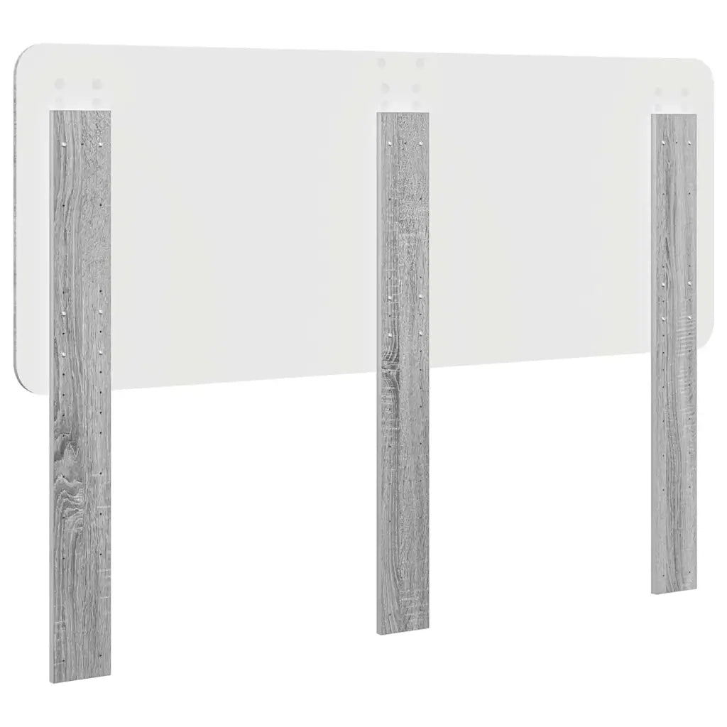 Testiera-Testata-Testiera Decorativa Grigio Sonoma 140 cm Legno multistrato 998523