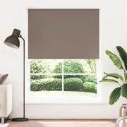 Tenda a rullo oscurante 144,4x230 cm Tessuto Larghezza 140 cm caffè 240171