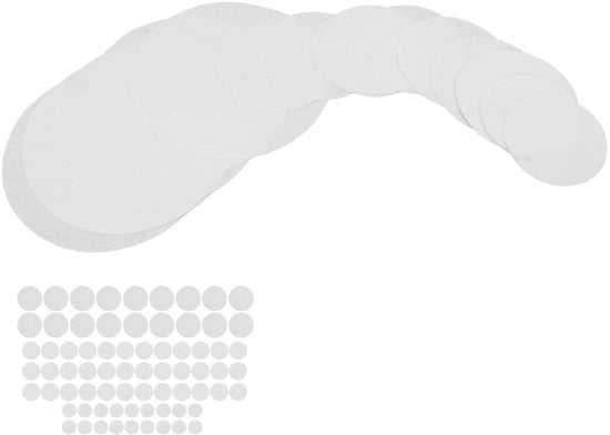 72 Stuks - Protezioni per Piatti - Resistenti all'Acqua e Riciclabili - Flessibili - Realizzate con Materiali di Alta Qualità - Protezione per Piatti e Tavoli