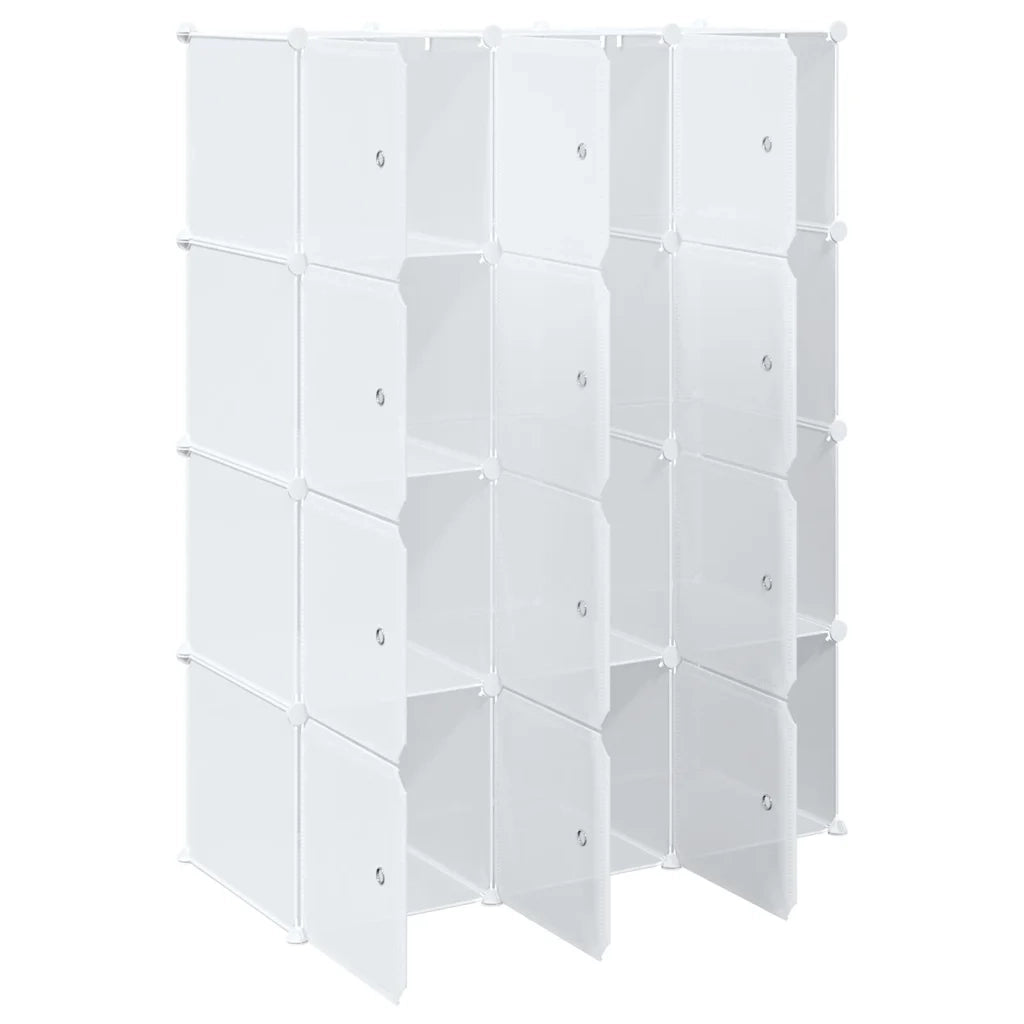 Organizzatore Portaoggetti con 12 Cubi e Aste per Appendere PP 4019583