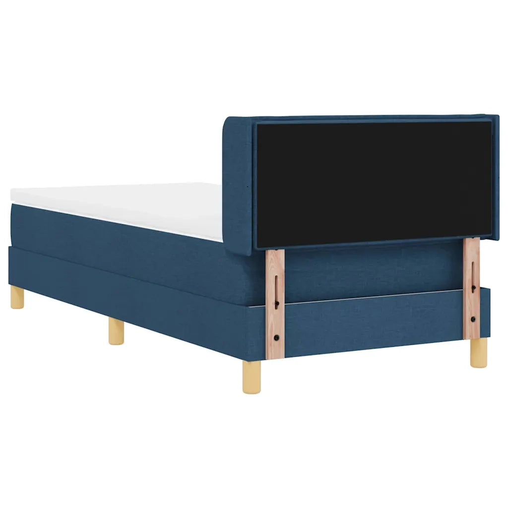 Letto a molle con materasso Blu 200 x 100 cm Tessuto 3341222