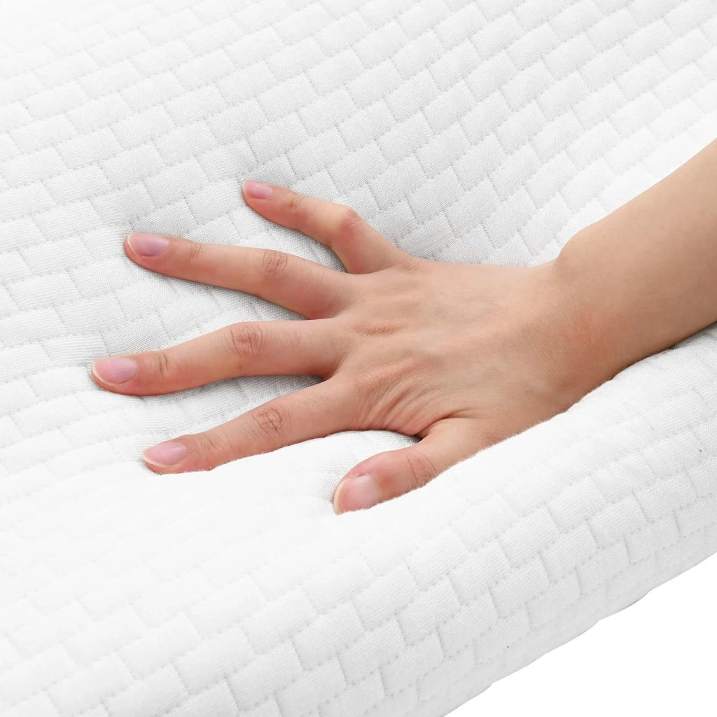 Cuscino da Letto Bianco 50 x 30 x 10,5 cm Schiuma Memory 42020208