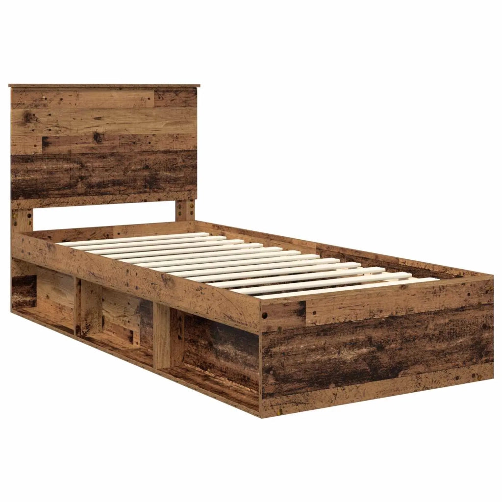 Struttura del letto Legno vecchio 90 x 190 cm Pino massello 3411071