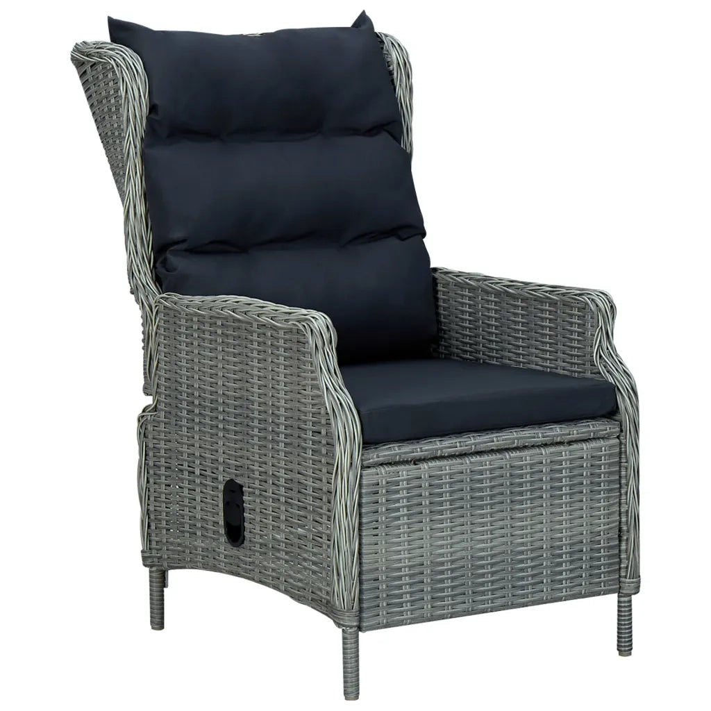 Set da Pranzo da Giardino 3 pz Grigio Chiaro 3099643