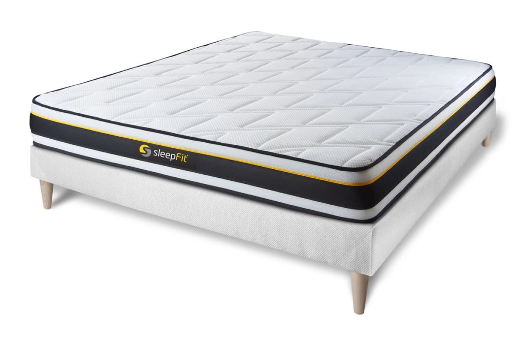 Kit rete e materasso matrimoniale SOFT 150x190cm - Spessore : 19cm - Foam HD - Molto rigido