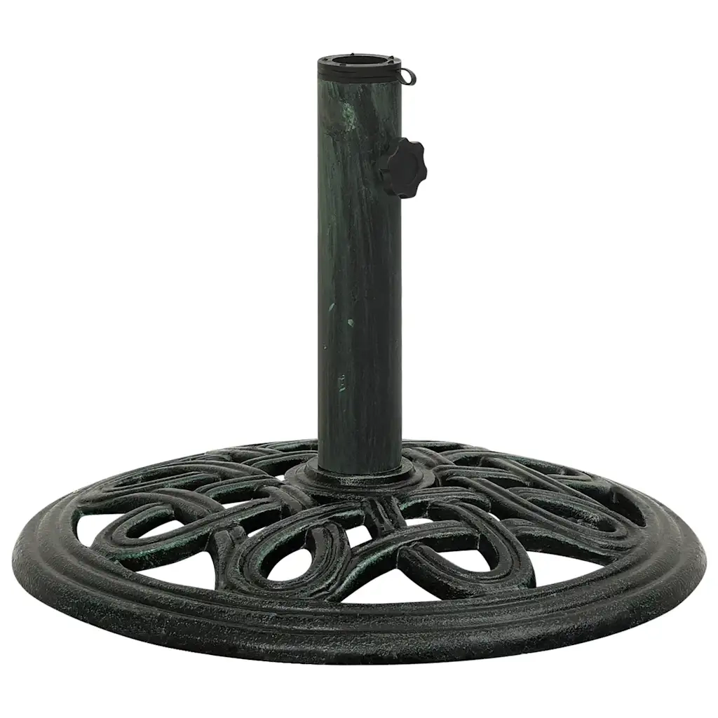 Base per Ombrellone Verde 40x40x32 cm in Ghisa 317765