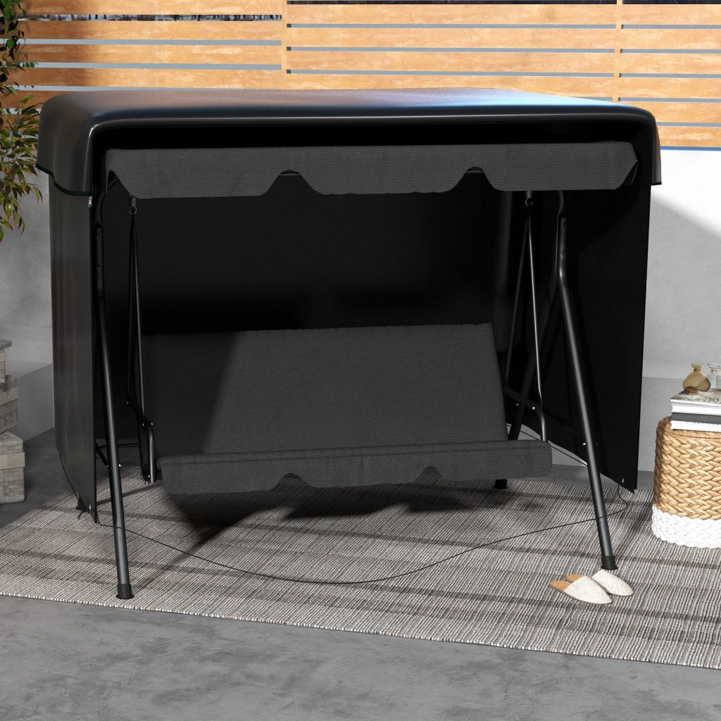 Copertura per Mobili da Giardino ¨C zephmum ¨C Nero 215x155x150 cm