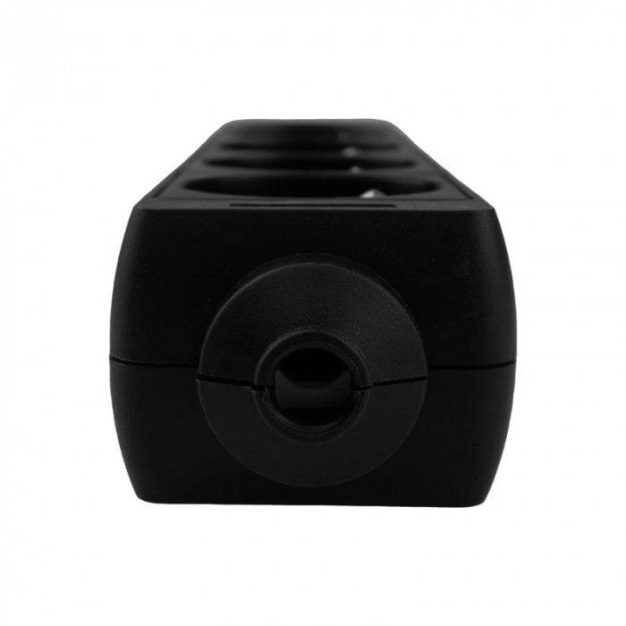 Multipresa 5 prese con terra nera senza cavo Ecolight