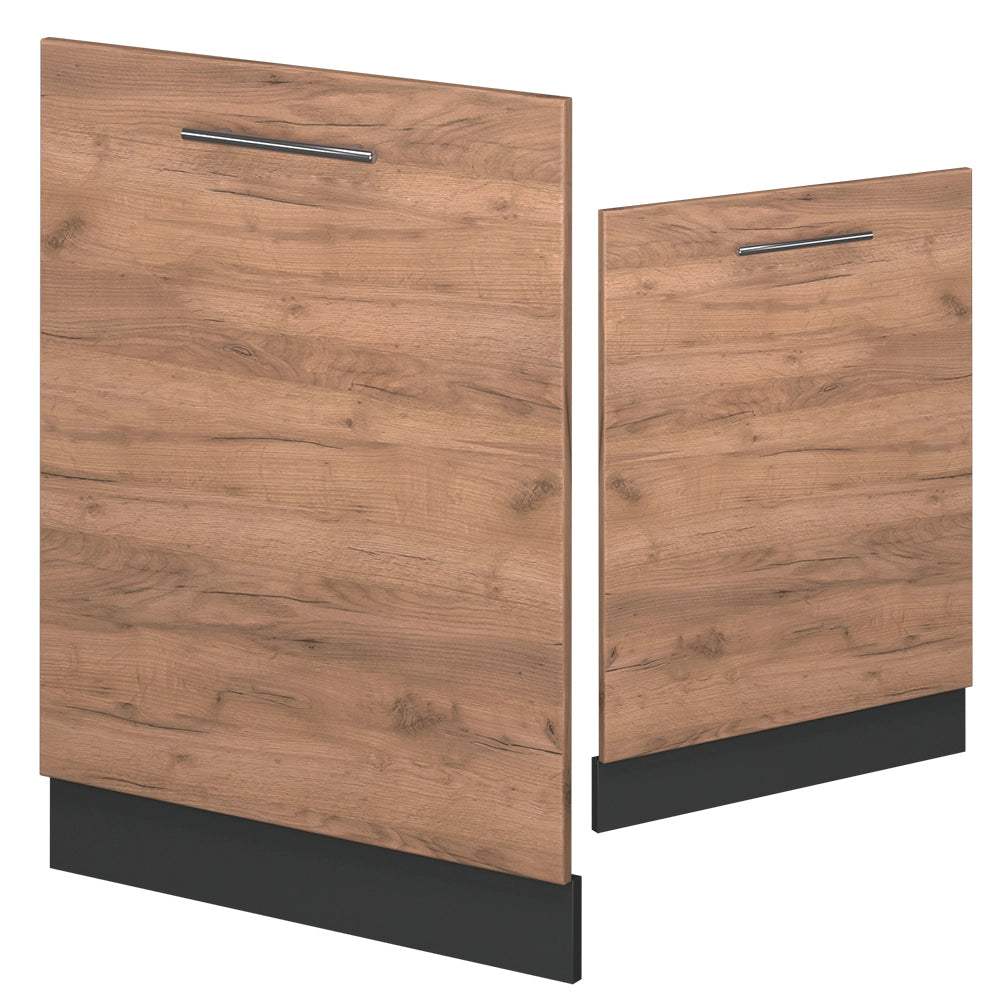 Pannello frontale della lavastoviglie Fame-Line Rovere dorato/Antracite 60 cm, PL Rovere Vicco